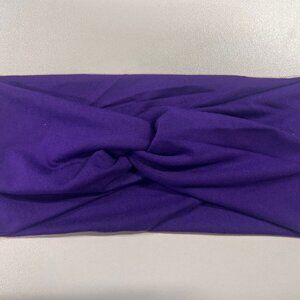 Twist Bamboo Headband Rich Purple